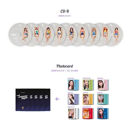 Miniatura 3 de TWICE 2nd Special Album - SUMMER NIGHTS C Ver Photobook  Lyrics Poster  Polaroid PostCard  DIY Paper PostCard  PhotoCard  FREE GIFT  K-pop Sealed