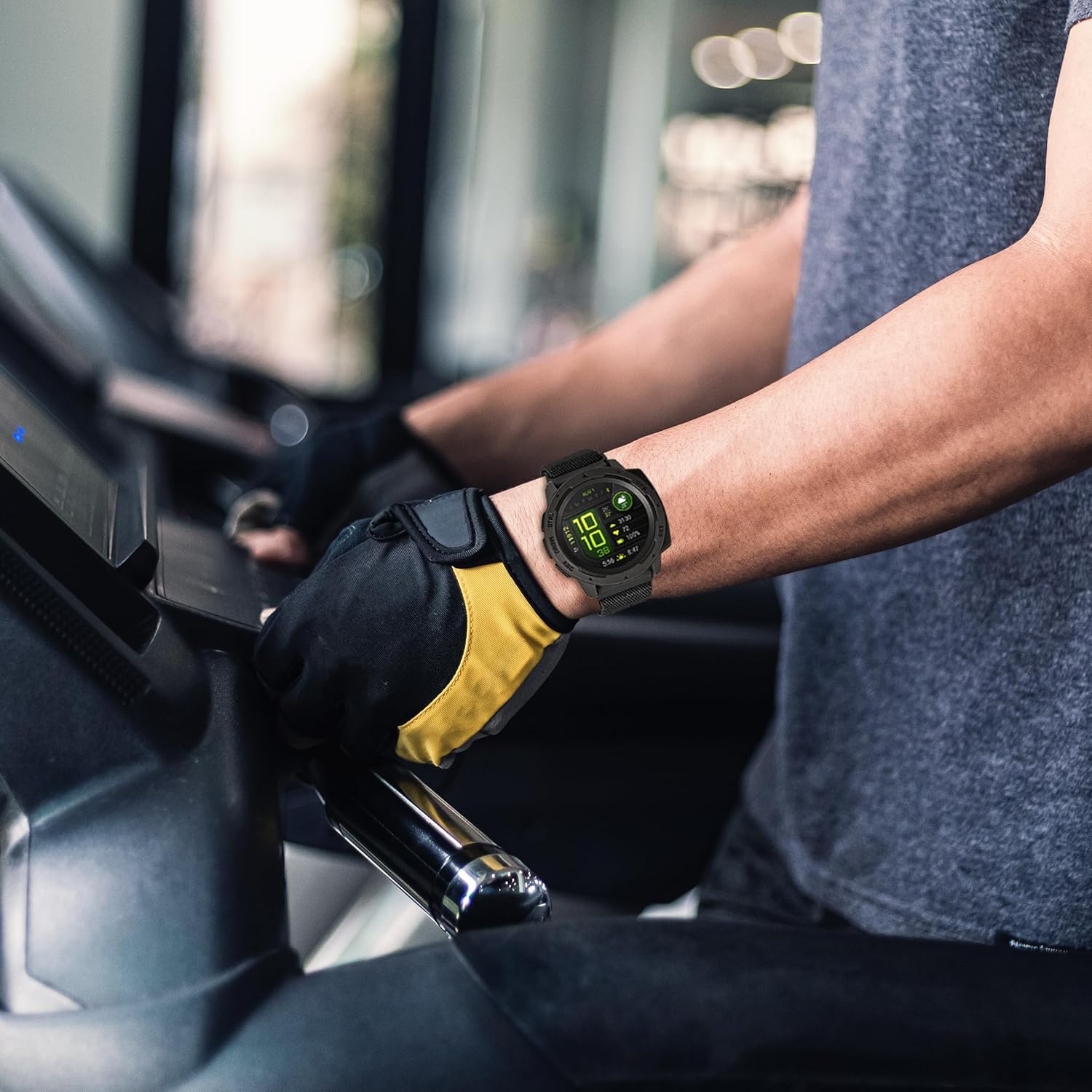 Elastic Nylon Watch Bands Compatible with Garmin Instinct 2/3 45mm/1 Solar,22mm Soft Adjustable Parachute-style Buckle Sport Strap for Garmin Instinct Surf/Tactical/Esports/Tide - Image 6