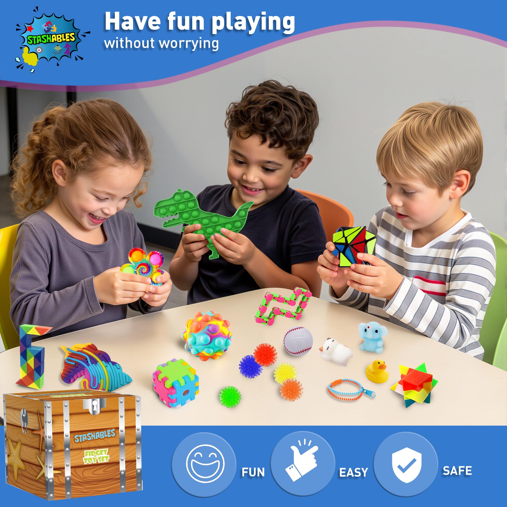 Ensemble de jouets tactiles 3