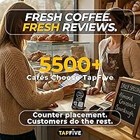 Vista 4 de Soporte de Reseñas de Google (Paquete de 3) - Toca para Reseñas Instantáneas - Toque Inteligente Reutilizable NFC y QR - Compatible con Todos