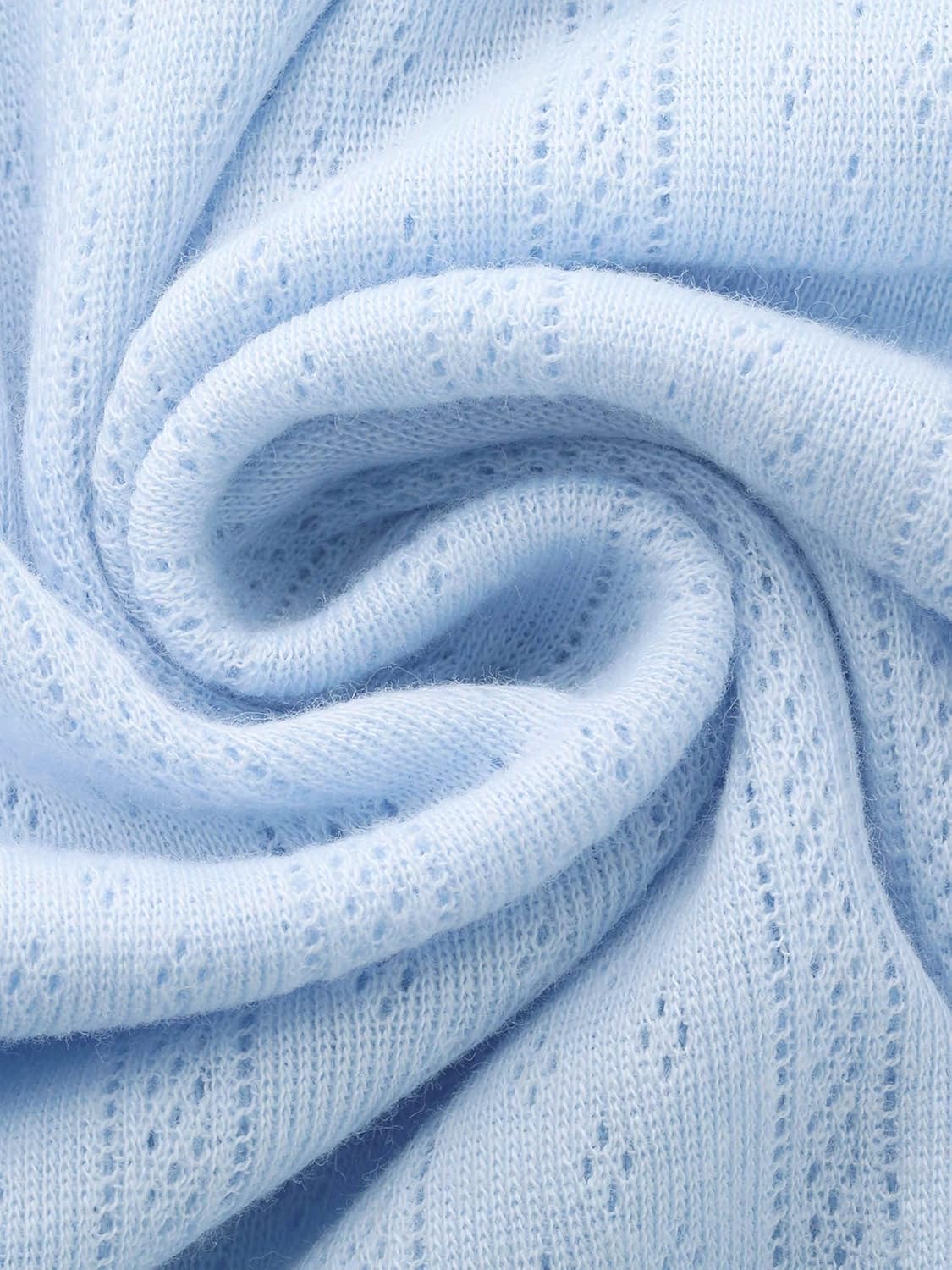 cheibear Womens Nightgown Spaghetti Strap Sleeveless Ruffle Hem Sleep Dress Pointelle Lingerie Mini Nightshirt - Image 7