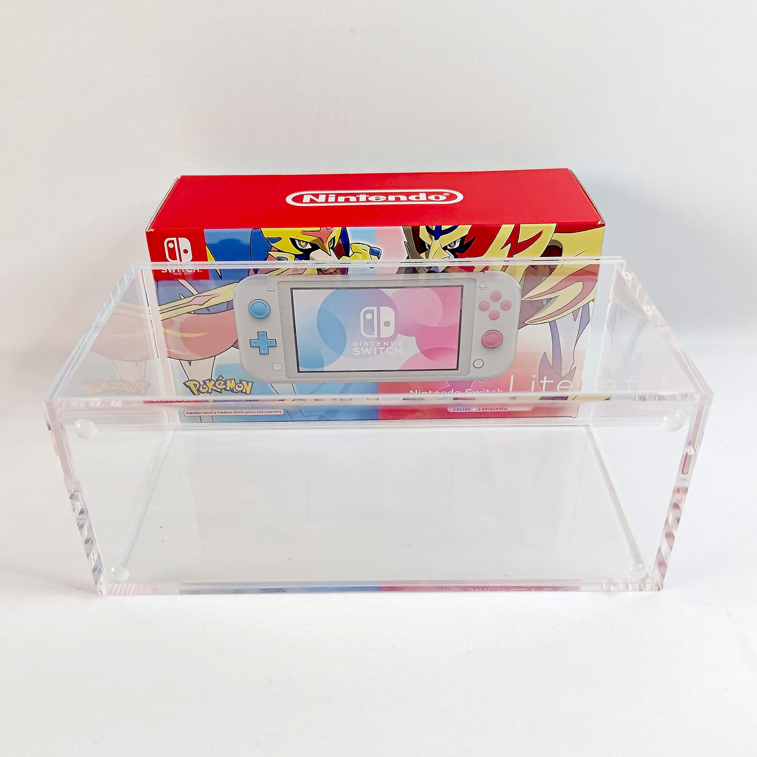 Premium Acrylic Box Protector and Display Case for Nintendo Switch Lite Console