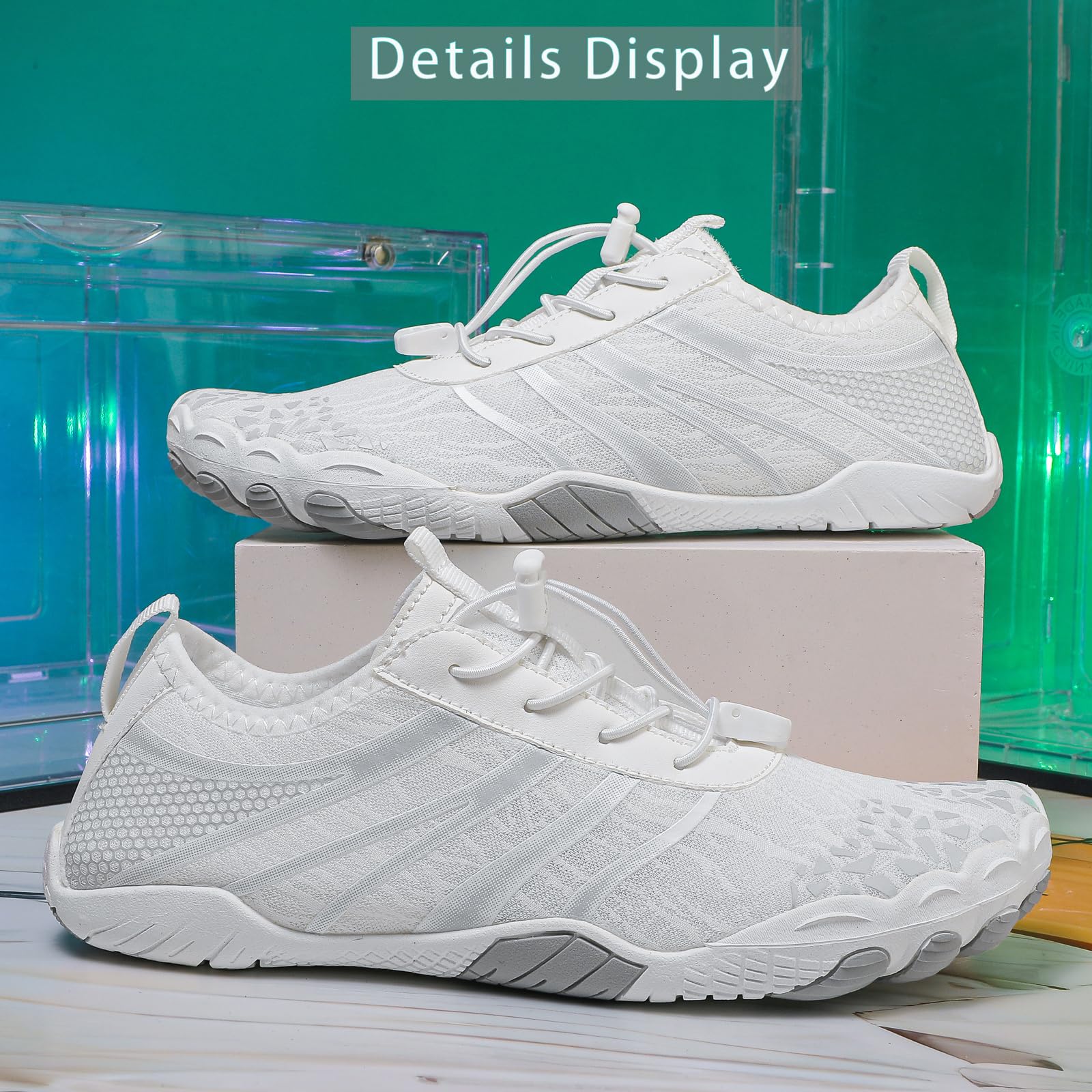 Hike Barfußschuhe Damen Herren Pro Wasserschuhe Breite Zehenbox rutschfest Unisex Athletic Outdoor Laufschuhe