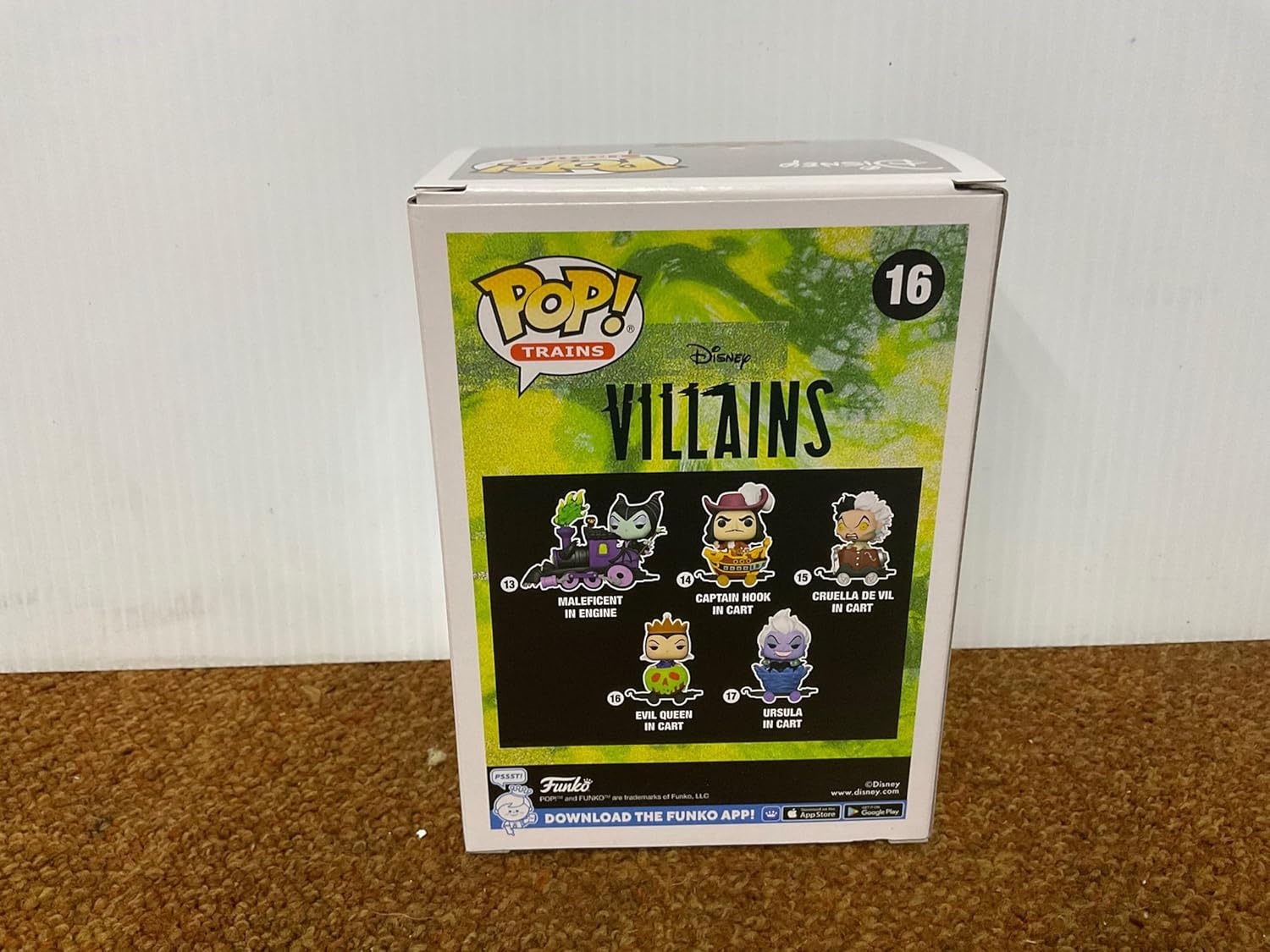 Funko POP! Disney Villains Train Evil Queen in Apple Cart Exclusive