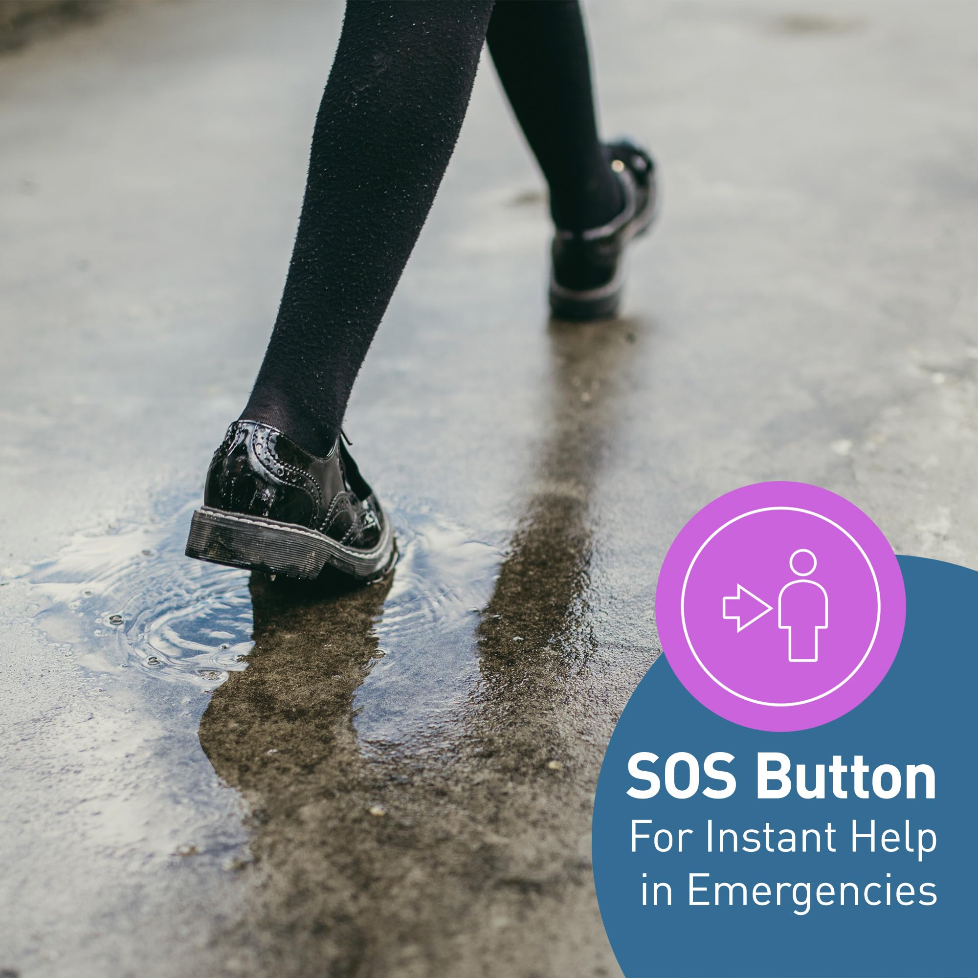 Panasonic KX-TU400EXC Telefono Cellulare ad Utilizzo Facilitato, Ideale per Anziani, Pulsanti Grandi Retroilluminati, Ampio Display, Tasto per Chiamata Prioritaria con Vivavoce, Azzurro