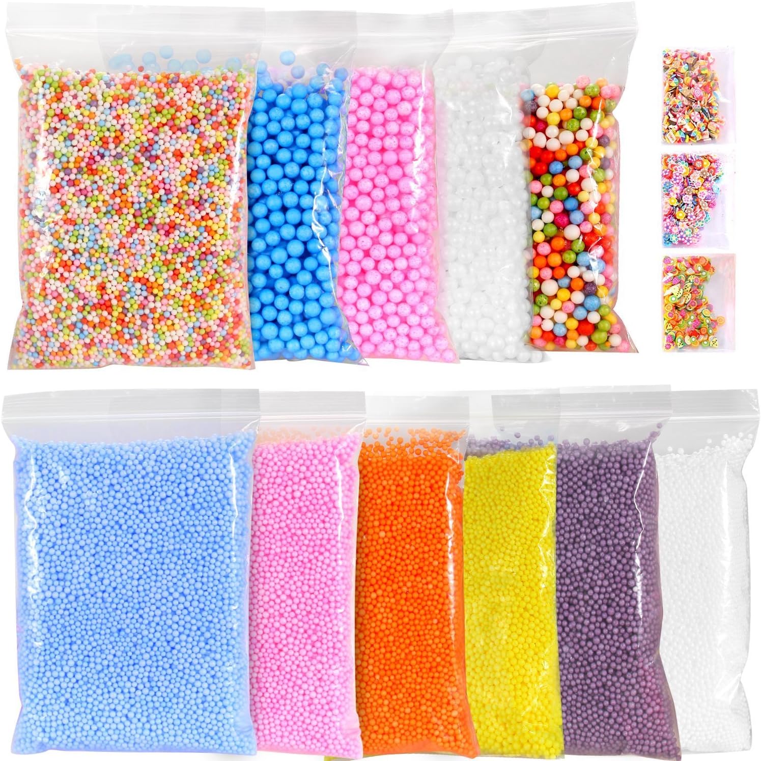 Ohuhu Foam Balls for DIY Slime (14 Packs)