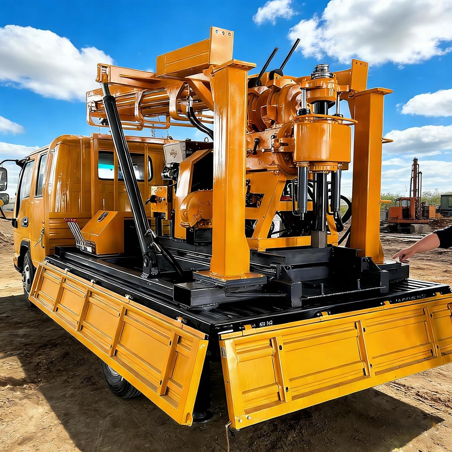 Truck Mounted Core Drilling Rig 300m 400m 600m | Hydraulic Borehole Drilling Equipment for Rock & Geological Exploration