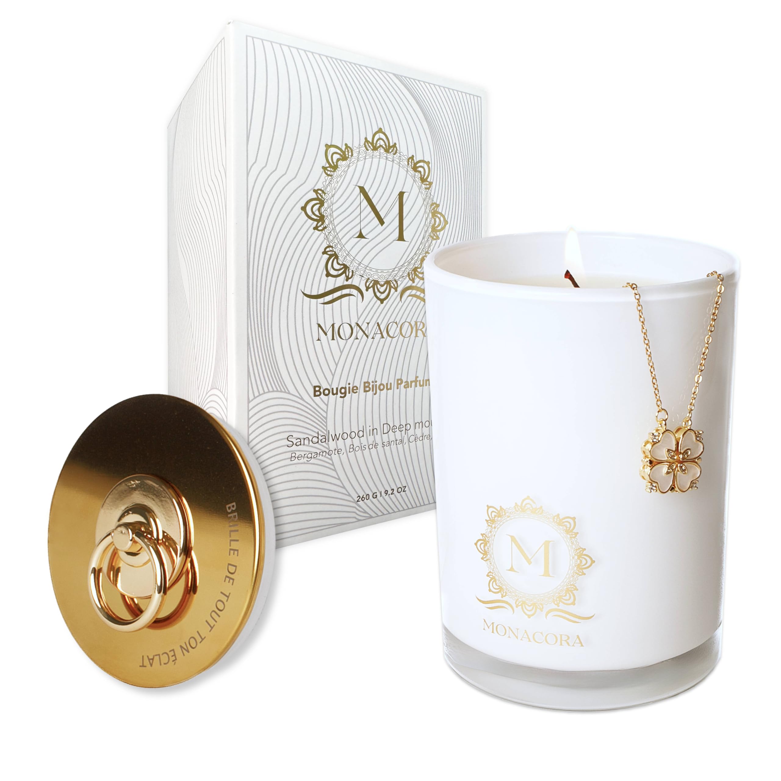 Women's jewellery, birthday gift, jewel candle, gift idea Home & Kitchen