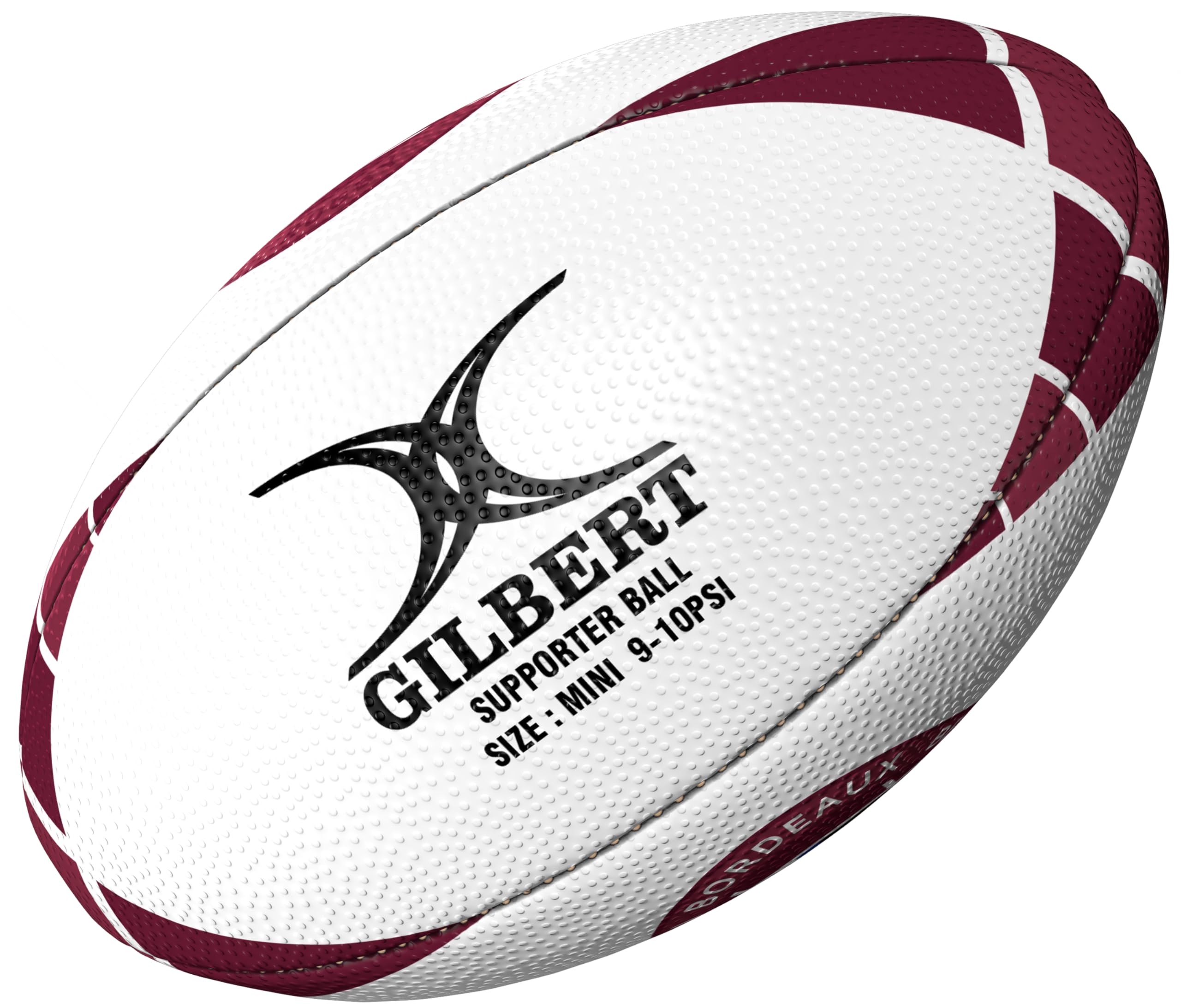 Gilbert Mini Ballon de Rugby UBB Bordeaux - Collection Officielle Union Bordeaux BEGLES