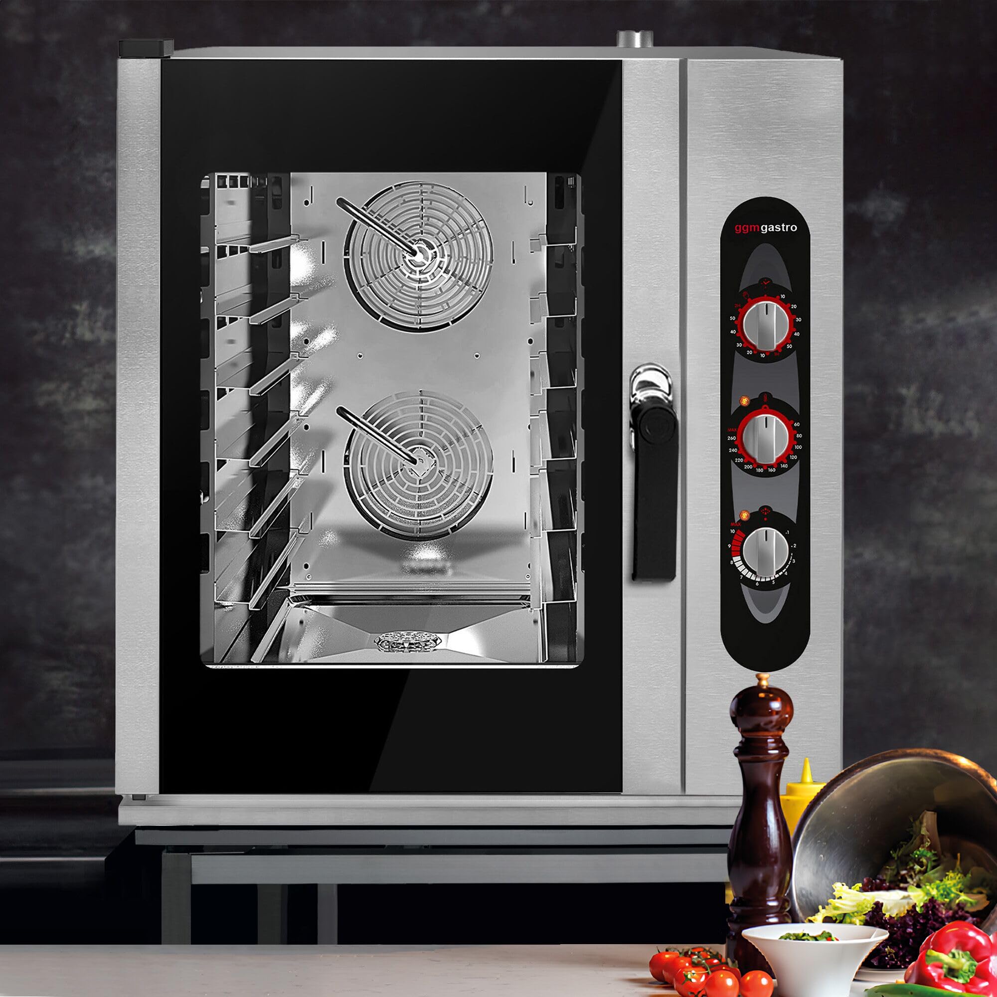 GGM Gastro | BOMV6 | Bäckerei-Kombidämpfer - Manuell - 6x EN 600x400
