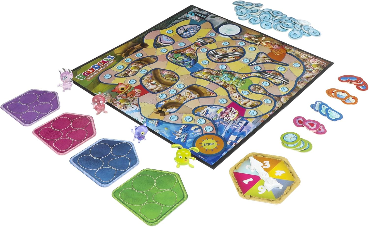 Hasbro Gaming Uglydolls: Adventures in Uglyville Board Game for Kids Ages 6 & Up
