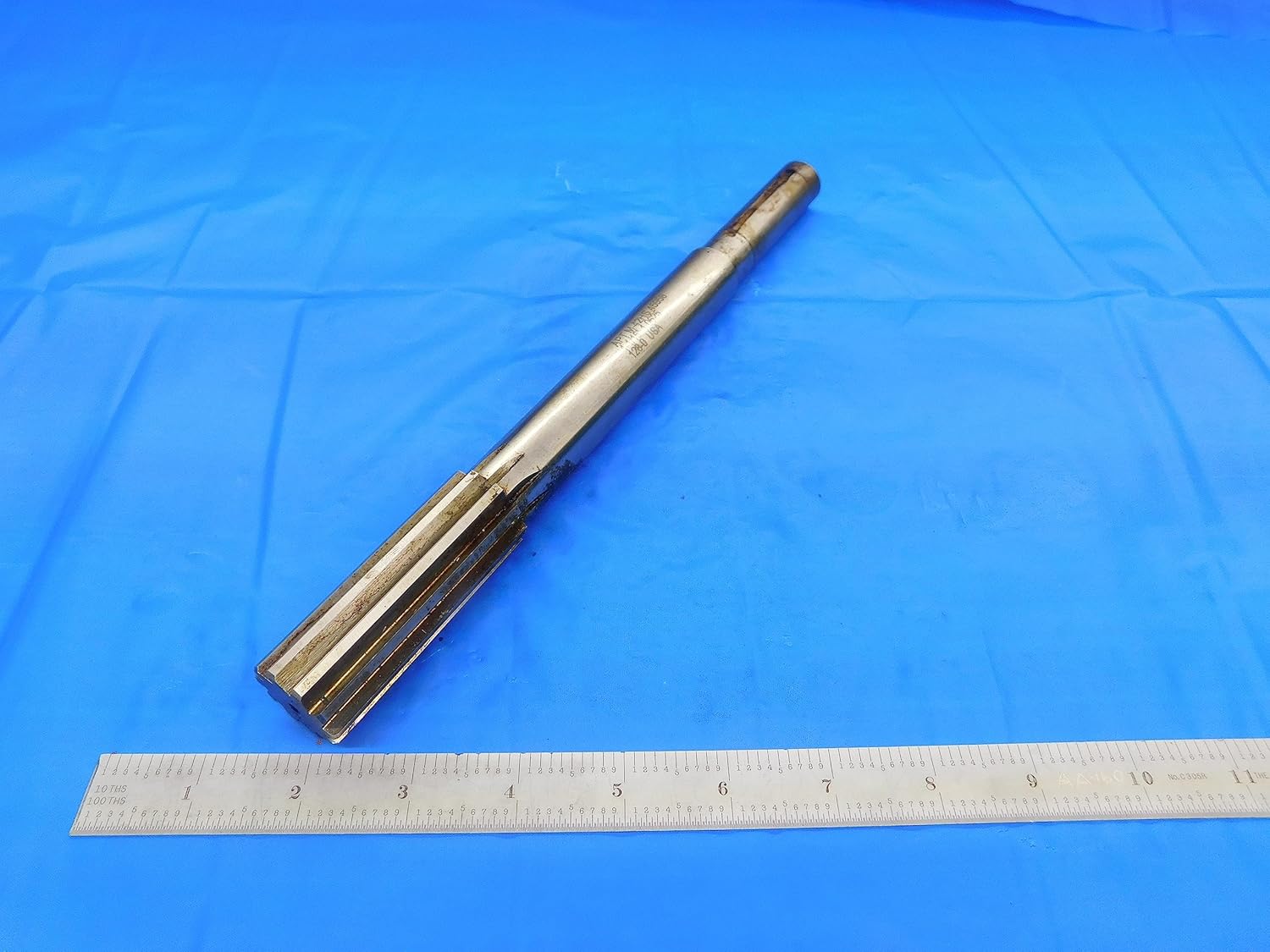 USA Made 1 1/16 O.D. HSS Chucking Reamer 10 Flute 1.0625 ONSIZE 27 mm - DE1291AB3