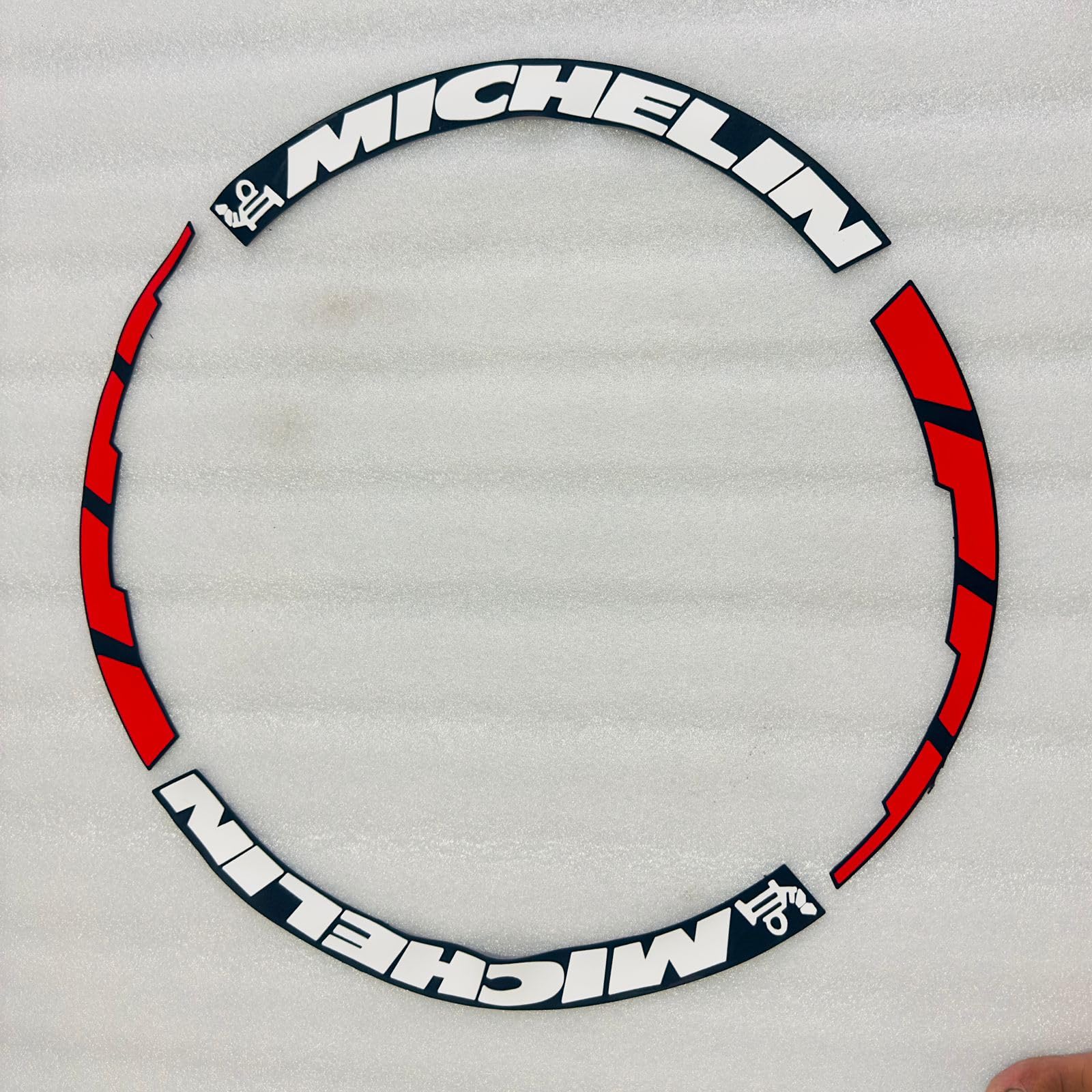 Michelin Tyres Font Permanent Rubber Tire Stickers 3D Lettering kit Stickers for 4 Tyres