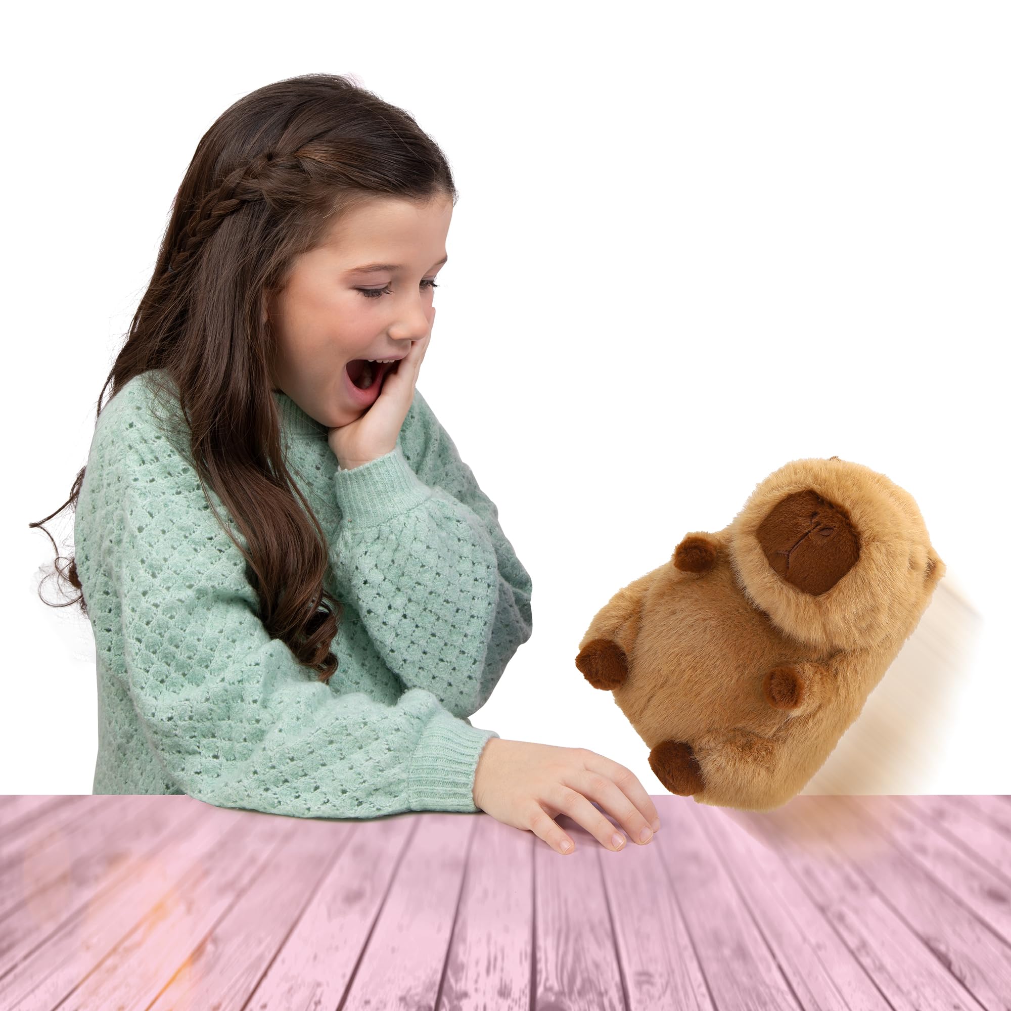 Club Petz BIM BAM CAPYBARA Peluches con Funzioni Speciali Un Capibara Che Vibra Facendolo Saltellare Mentre Emette Suoni Buffi. Dai 3 anni in su