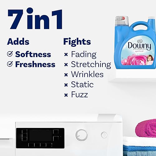 Miniatura 2 de Downy Líquido suavizante de telas, aroma fresco de abril, 111 onzas líquidas, 150 cargas