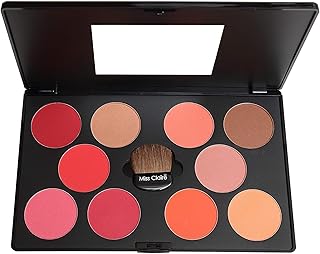 Paleta de colorete profesional 4, multicolor,...