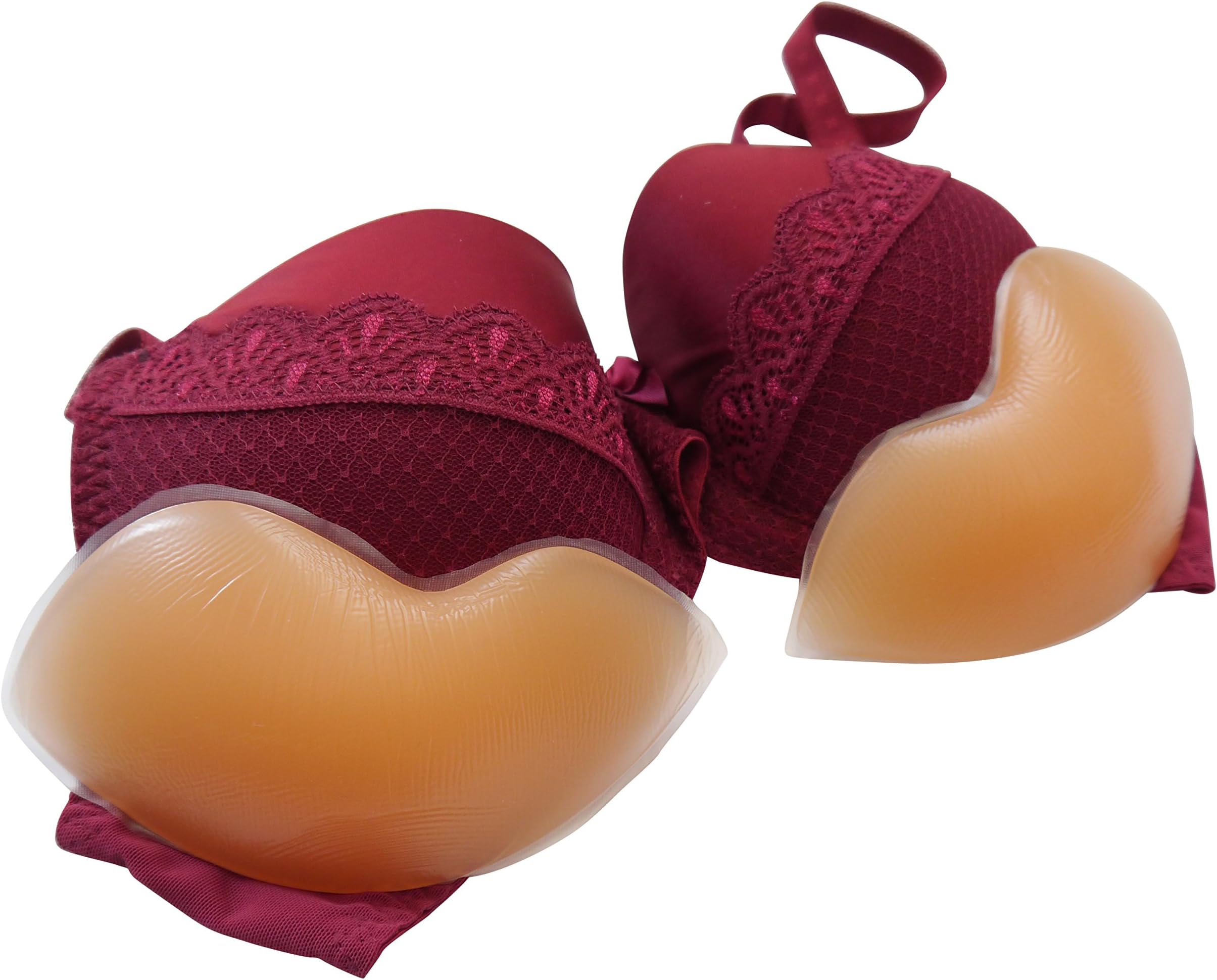 Jo Thornton - STYLE 5 - THE CLEAVAGE CREATORS - BOOST UP TO 1.5 cups sizes in an instant. Silicone Breast Enhancers ("Chicken Fillets") - Suitable for B, C, D and E cups - 190g Pair