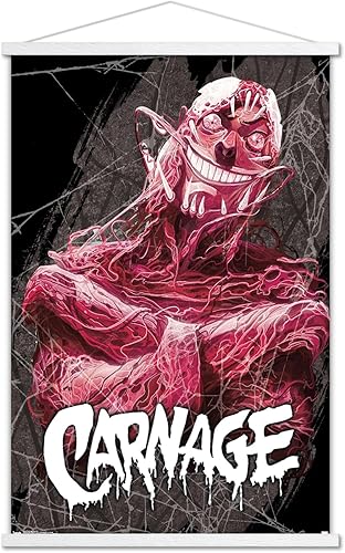 Miniatura 54 de Trends International Marvel Comics Carnage - Insane Wall Poster, 22.4L x 14.7W, Barnwood Framed Version Versión enmarcada Barnwood