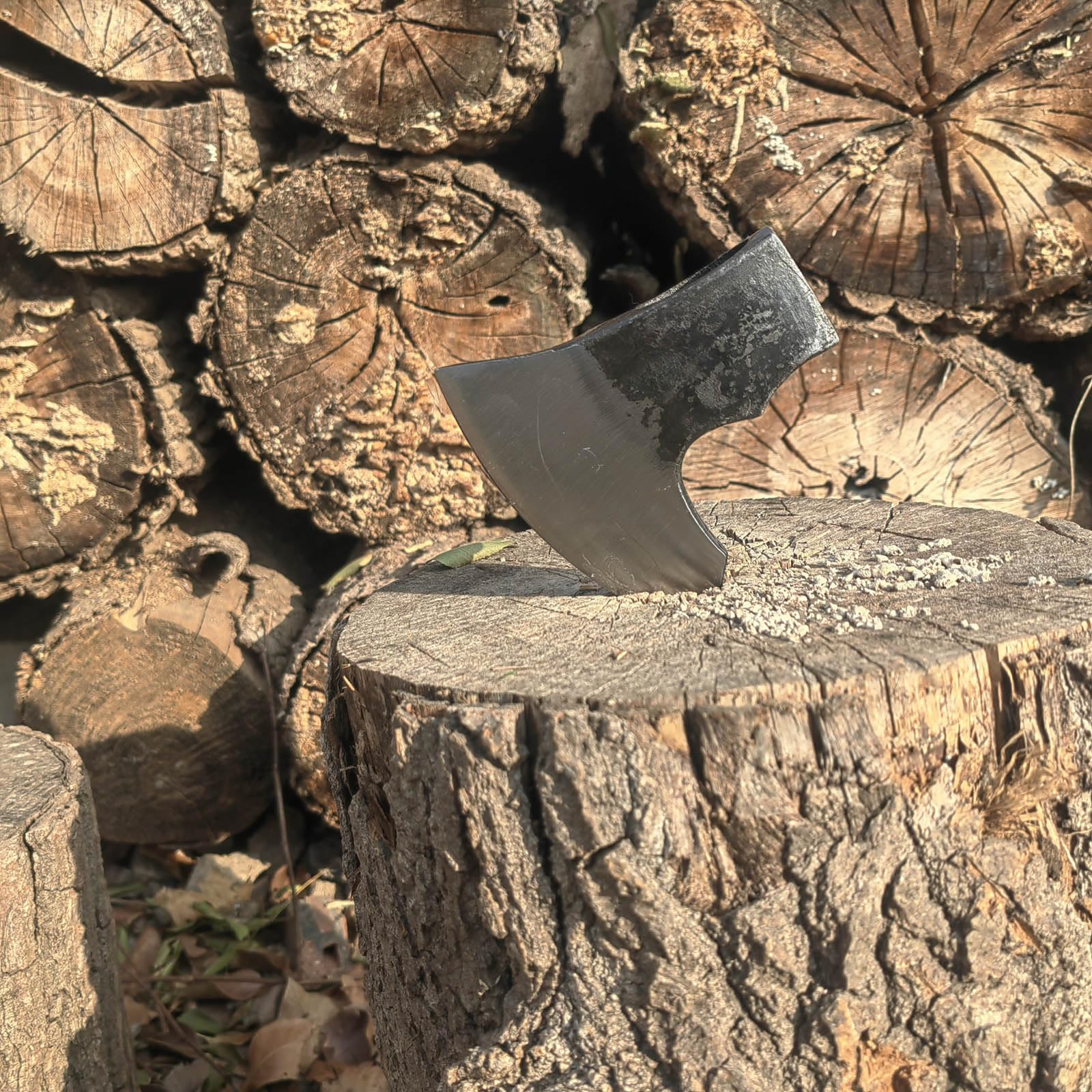 Hache de Viking en fer forgé à la main - Camping