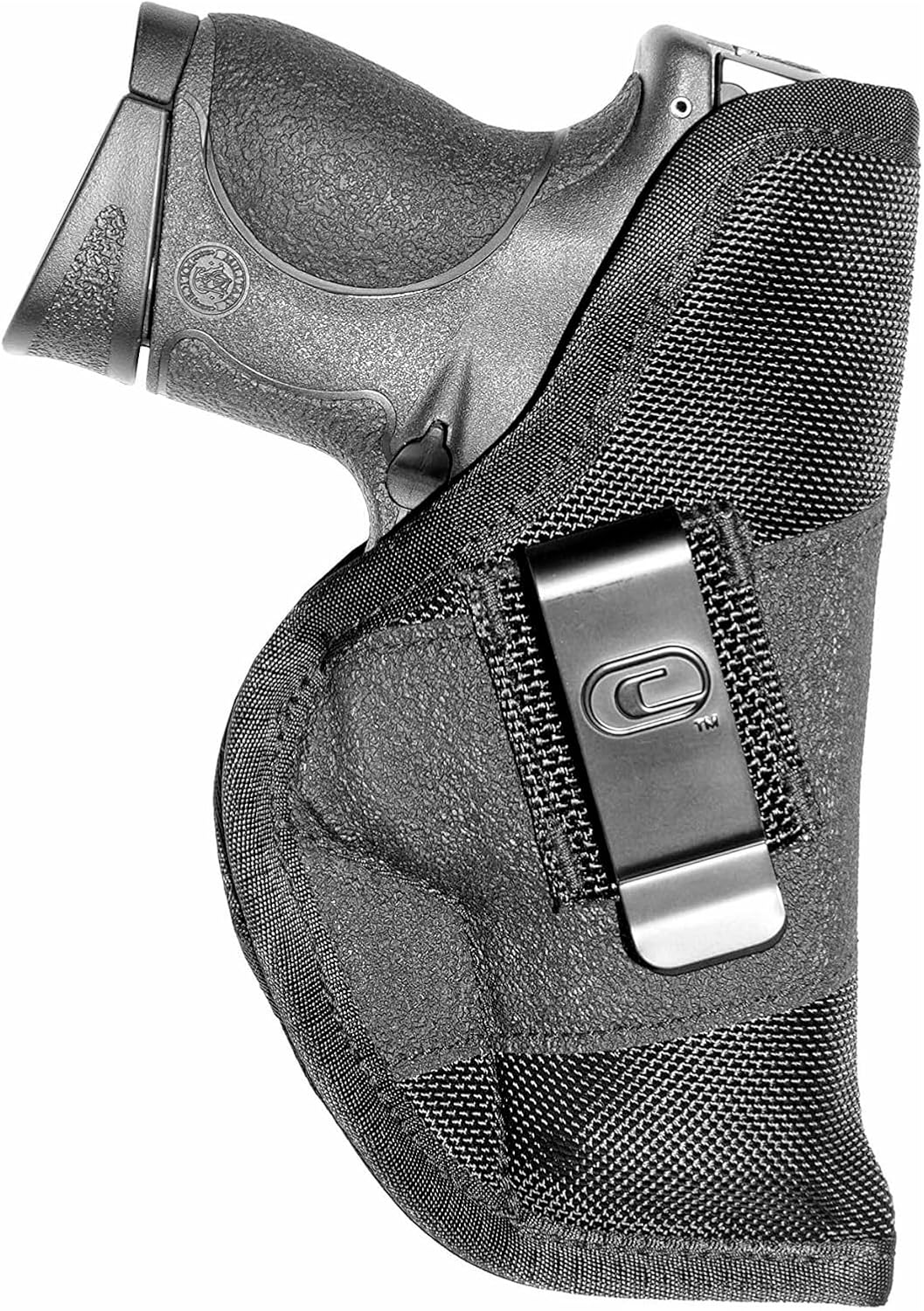 Crossfire The Grip Clip IWB Ambidextrous Low Profile Small Convenient Durable Concealed Carry Inside The Waistband Handgun Holster for Right/Left Handed Shooters