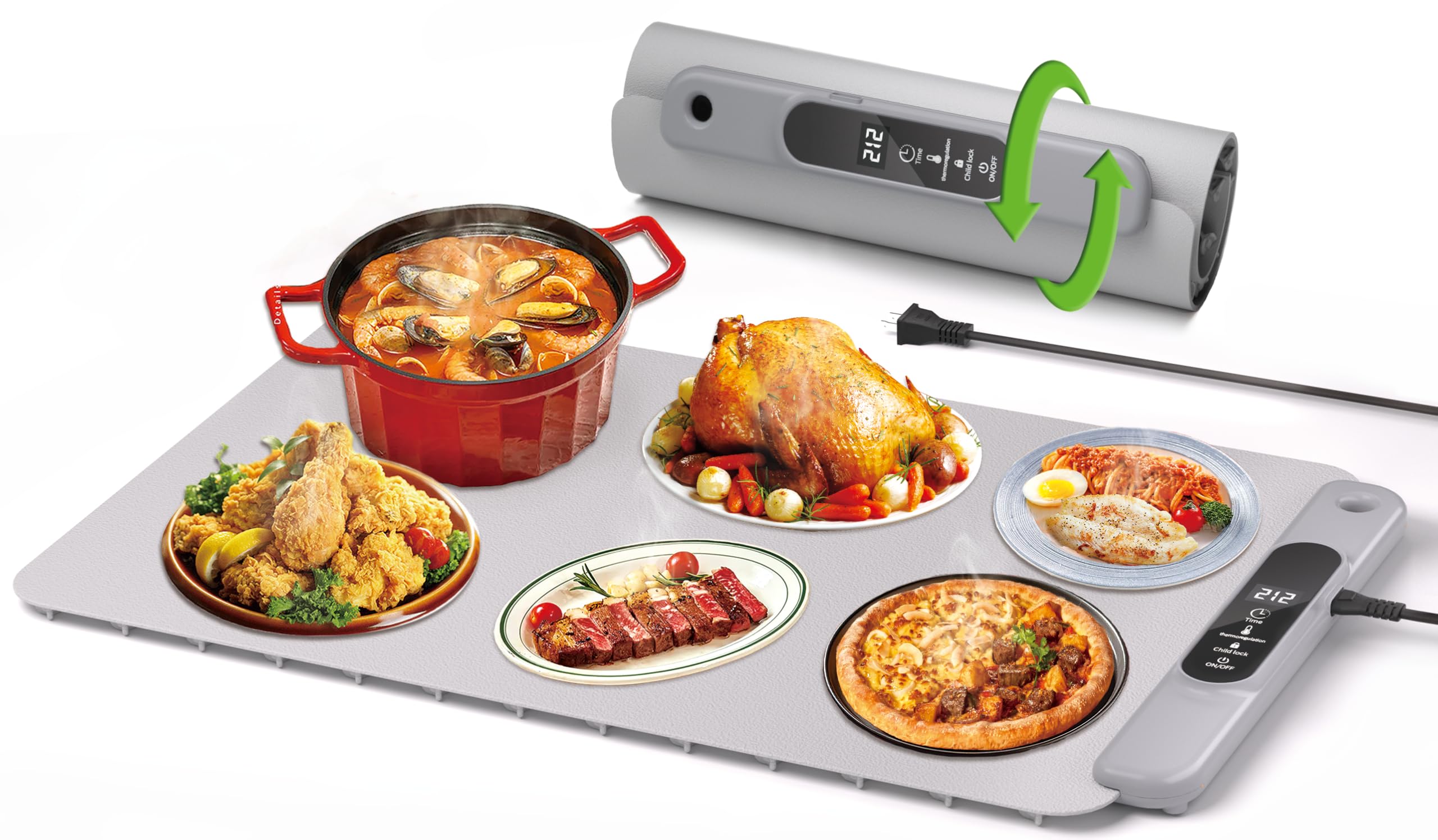Tapis chauffant électrique de table pour réussir vos buffets et fêtes en famille