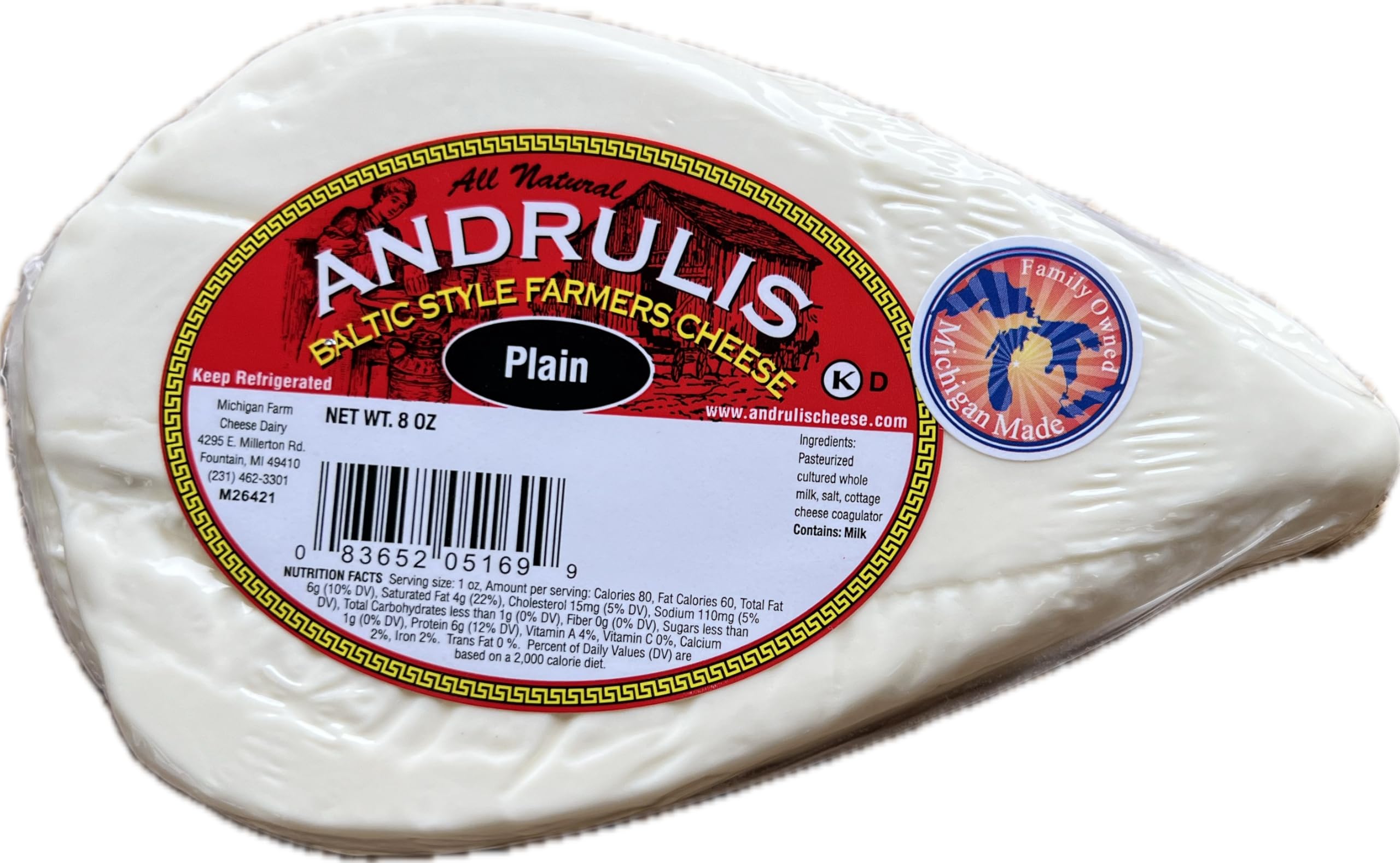Andrulis Farmers Cheese Plain | Desertcart Seychelles, image size:2560x1578