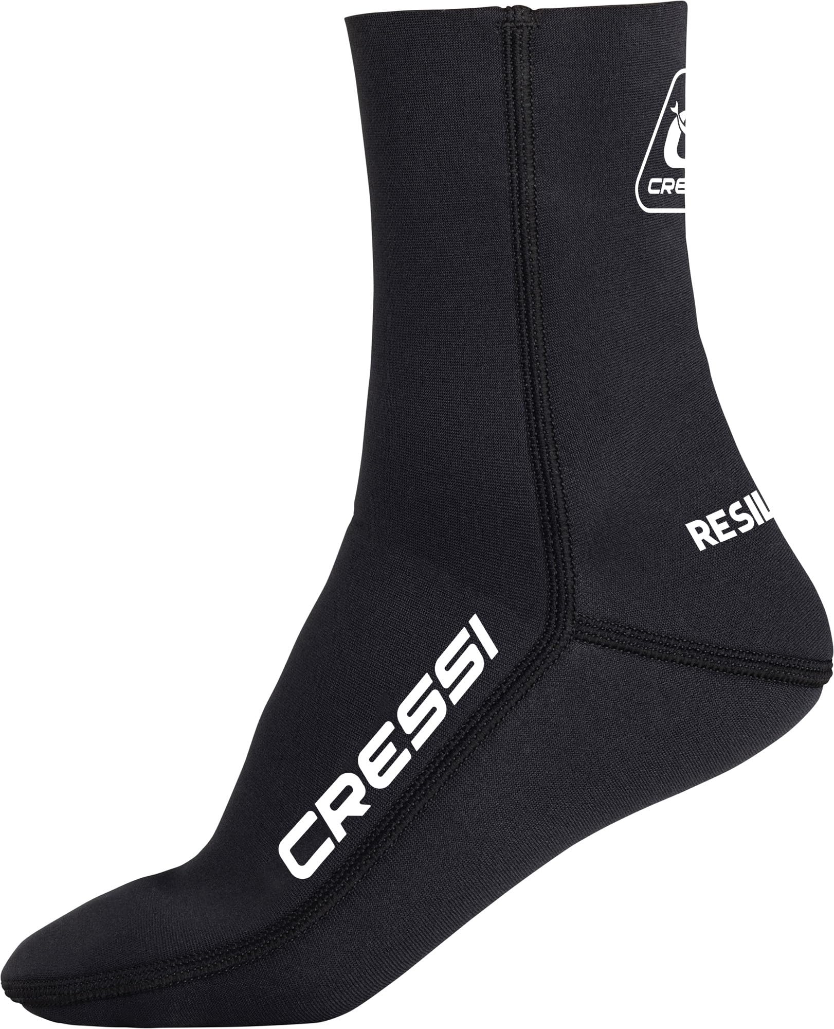 CRESSI Black Neoprene Socks Resilient - Calzari per Immersione in Neoprene Ultra Stretch Nero - Unisex Adulti - 2