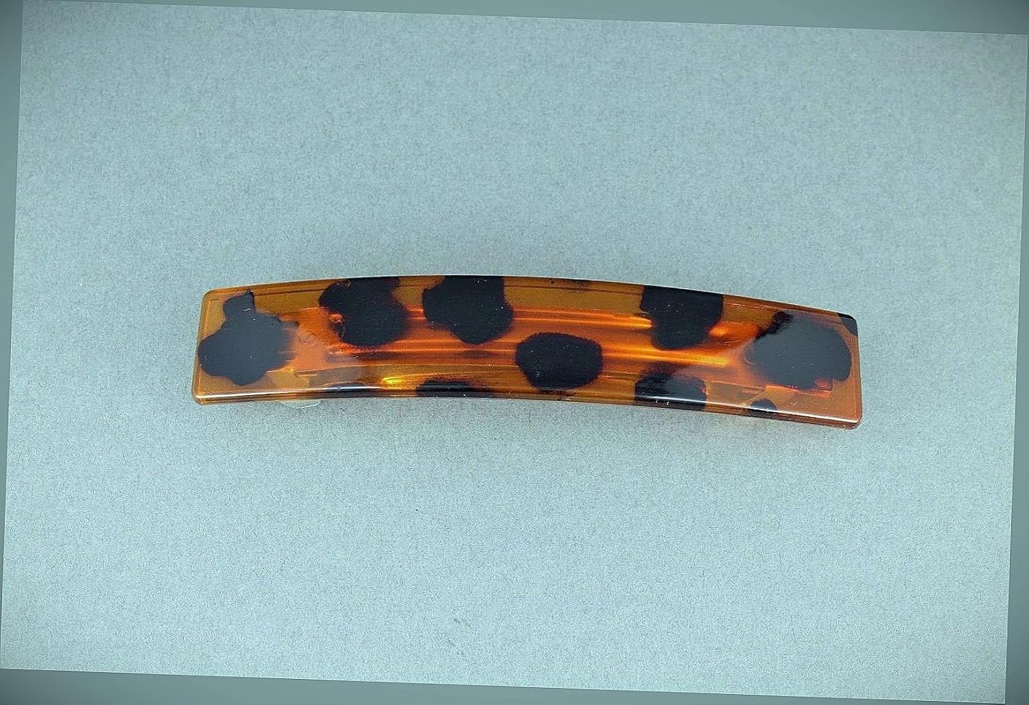 Brown Black Barrette Big Rectangle Barrette Hair Clip Accessory 4.25" Long Fashion hair Accessories for Women