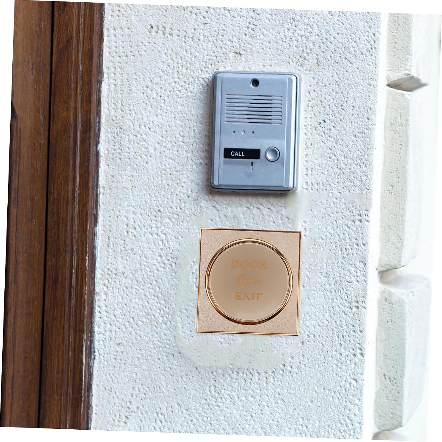 Lurrose Push Exit Button Cover Panel Door Access for Easy Installation and Quick for Home and Garage Use