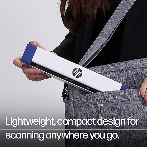 Miniatura 2 de HP Escáner de documentos portátil PS100W Escáner digital simple, compacto, portátil, inalámbrico, de 1 cara para el hogar y la oficina Recargable,