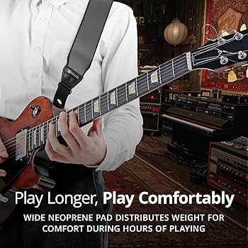 即購入⭕️類似品❣️KLIQ Music Gear 3 エレキギター用 ストラップ Amazon | KLIQ Music Gear 3 