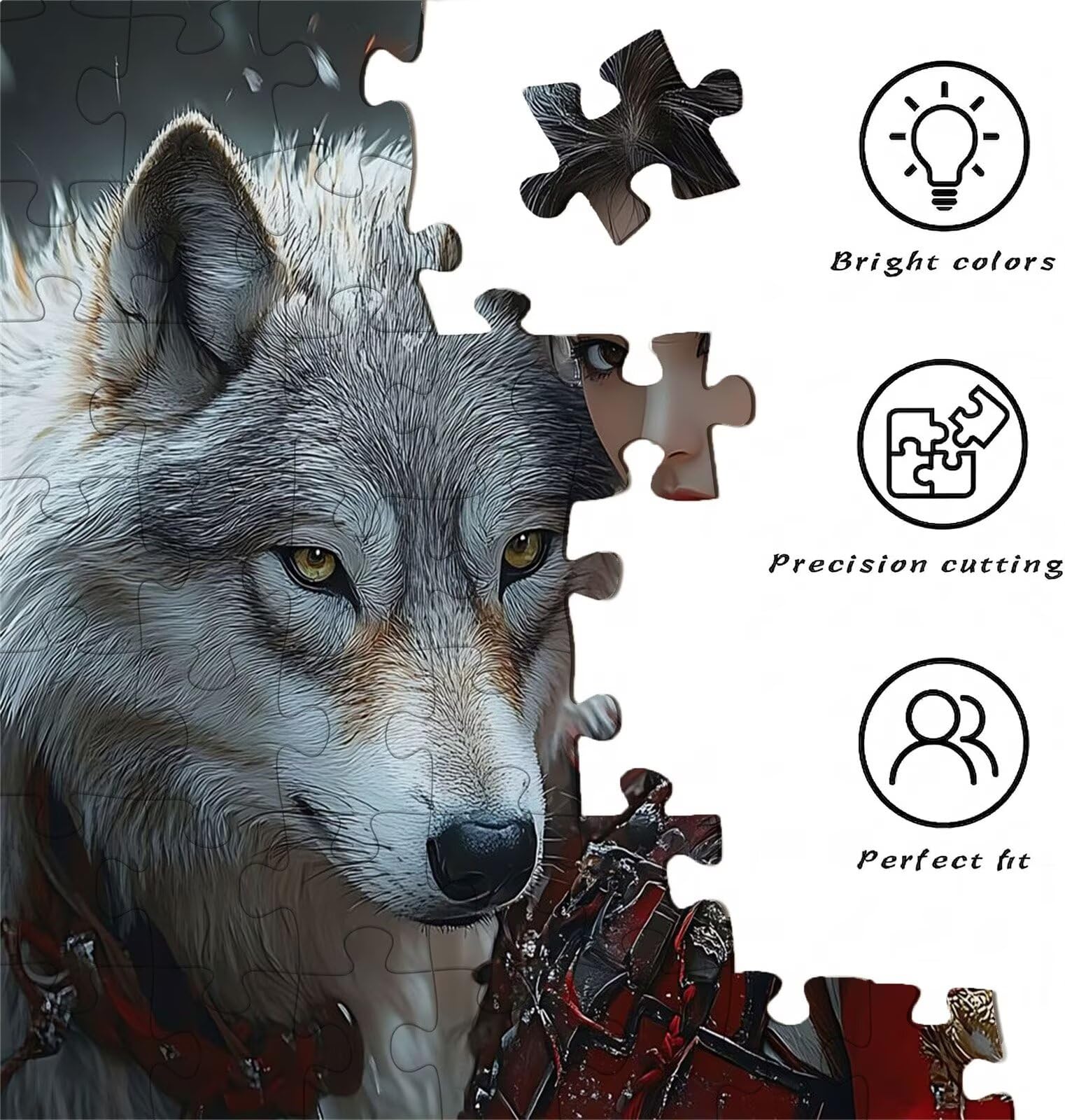 Puzzle Puzzle 1500 elementów dla dorosłych z plakatem w zestawie, drewniane puzzle do gry rodzinnej, edukacyjna i antystresowa gra edukacyjna, dekoracja ścienna do domu, prezent urodzinowy, 87 x 57 cm