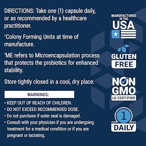 Miniatura 7 de Life Extension FLORASSIST Probiótico Mejorar el estado de ánimo, probióticos y mezcla de azafrán mejora el estado de ánimo y la perspectiva mental,