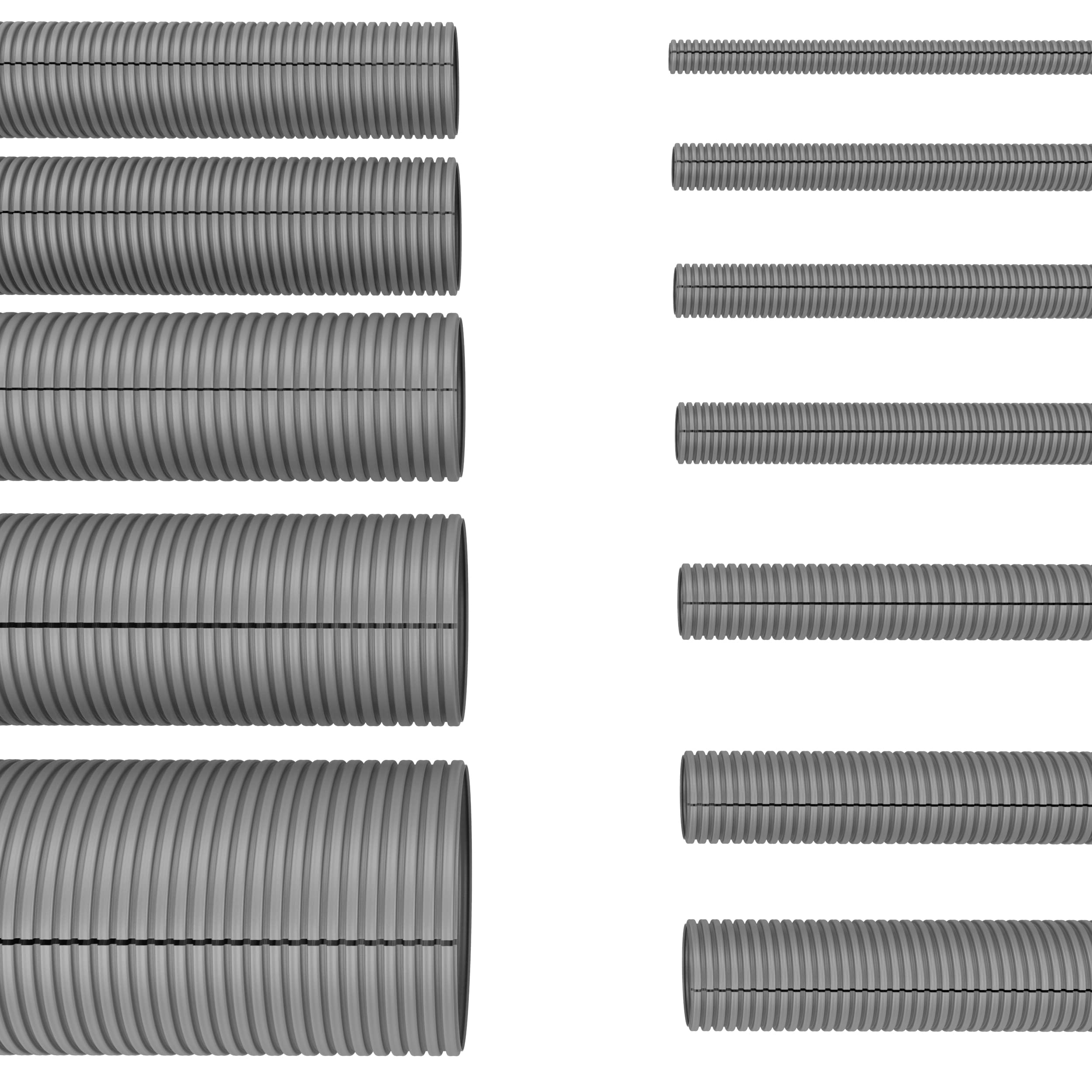 Tubo Corrugato Grigio 7.5mm - Protezione Cavi Antimartora 2 Metri - Foto 4