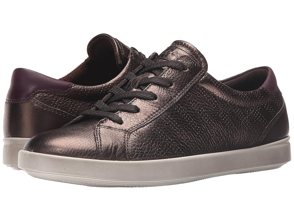 

ECCO Aimee Sport Tie (Licorice Metallic/Mauve) Women's Lace up casual Shoes, Brown