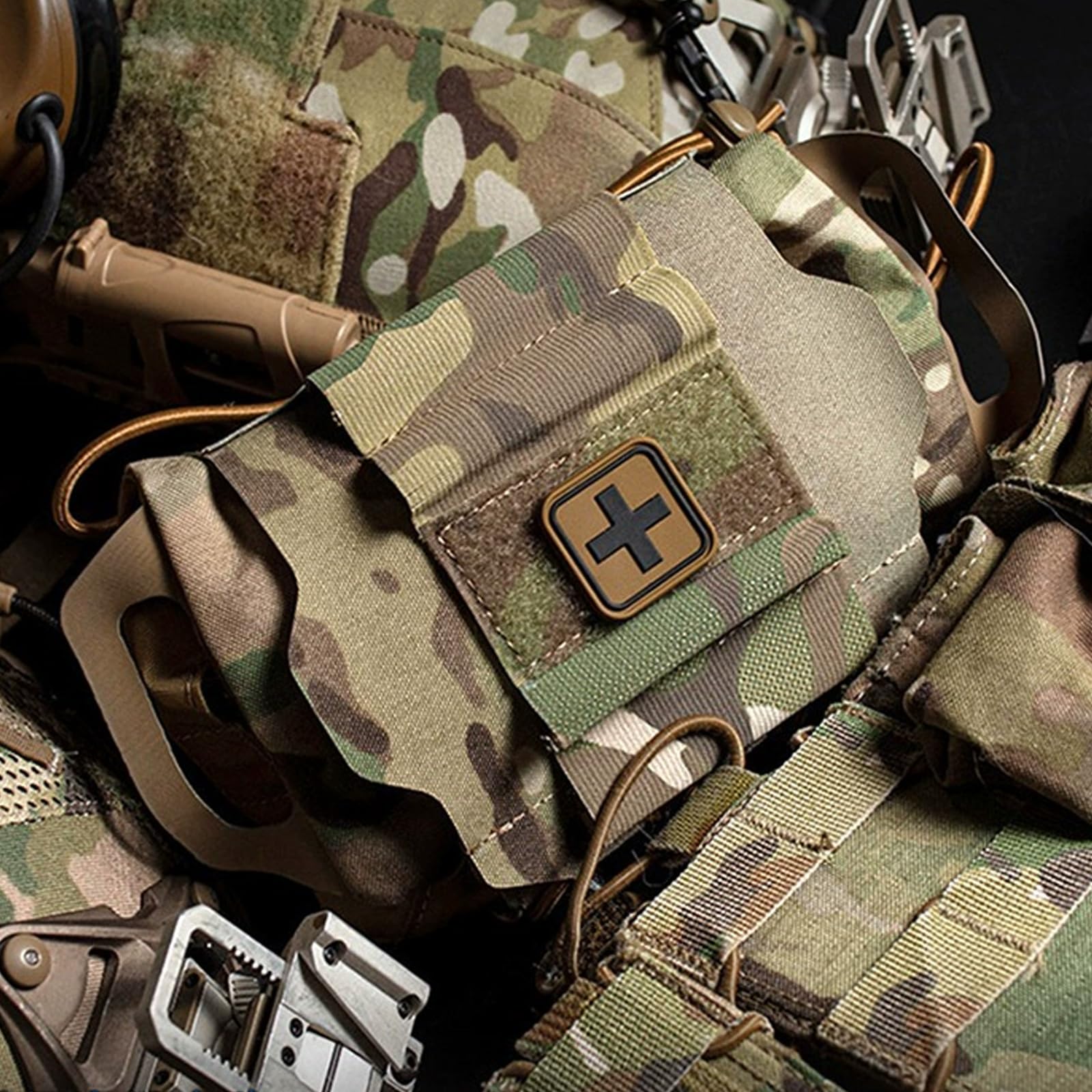 Tactical Molle Medical IFAK Pouch Rapid/Quick Deploy First Aid Kit