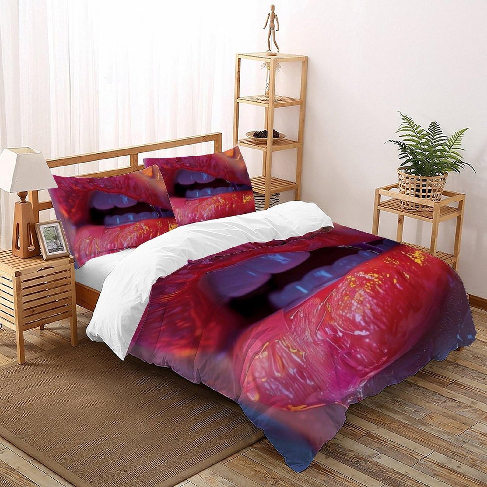 Parure de lit 260x220cm pour chambre d'enfants style moderne effet brillant