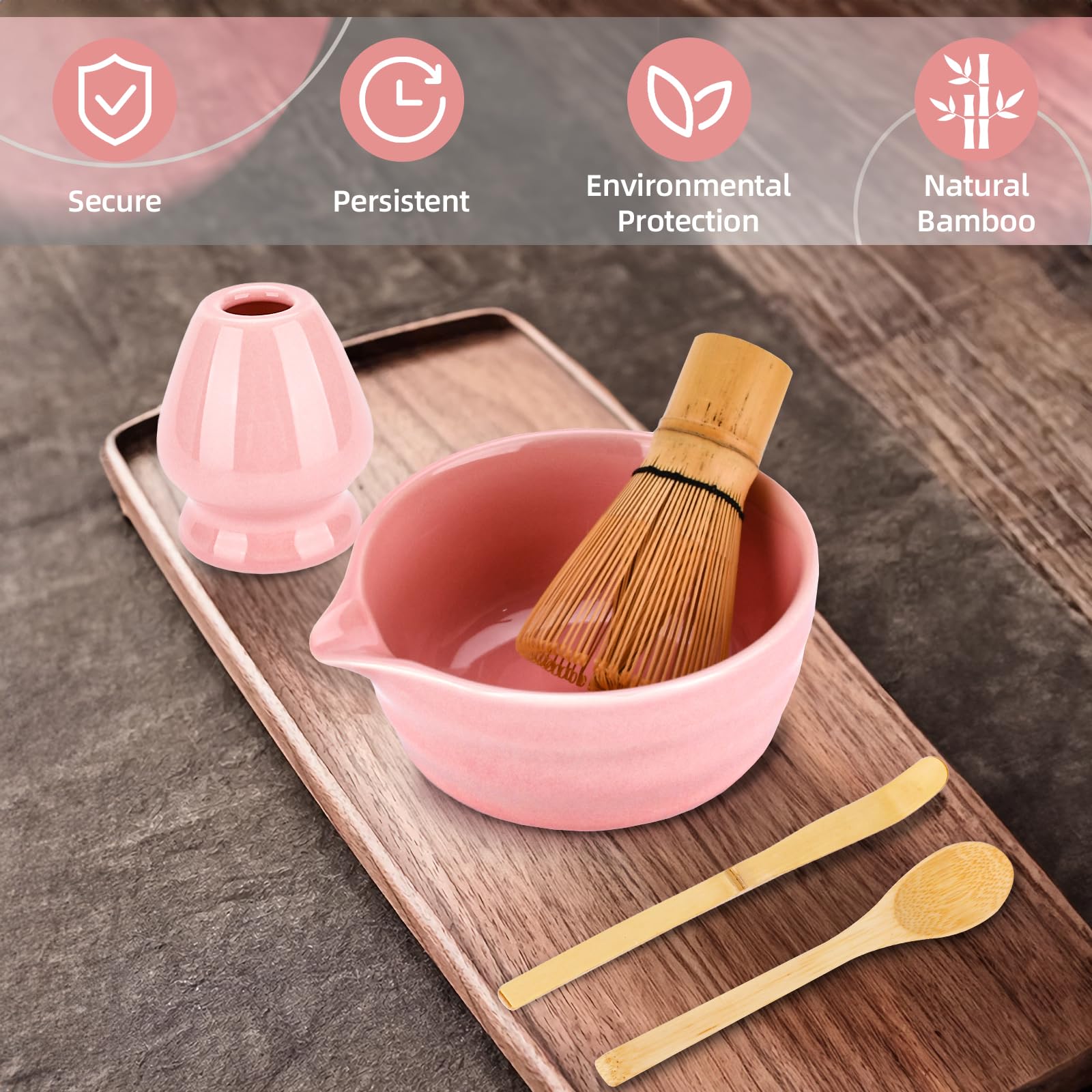 Set de Matcha,Set Completo para Ceremonia del Té con Cuenco (Diseño Pico de Águila),Batidor de Bambú,Tamiz,Cuchara y Accesorios,Kit de Regalo para Amantes del Matcha,Uso en Hogar,Oficina o Cocina