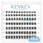 Lash Clusters 84 Pcs Cluster Lashes Eyelash Clusters DIY Cluster Eyelash Extensions Individual Lashes Soft and Comfortable (Windy,D-8-16mix)