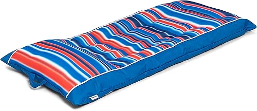Miniatura 18 de Big Joe Kona Hammock No Inflation Needed Pool Lounger with Headrest, Quick Draining Fabric, 4 feet Big Ondulación azul,Hibisco tropical