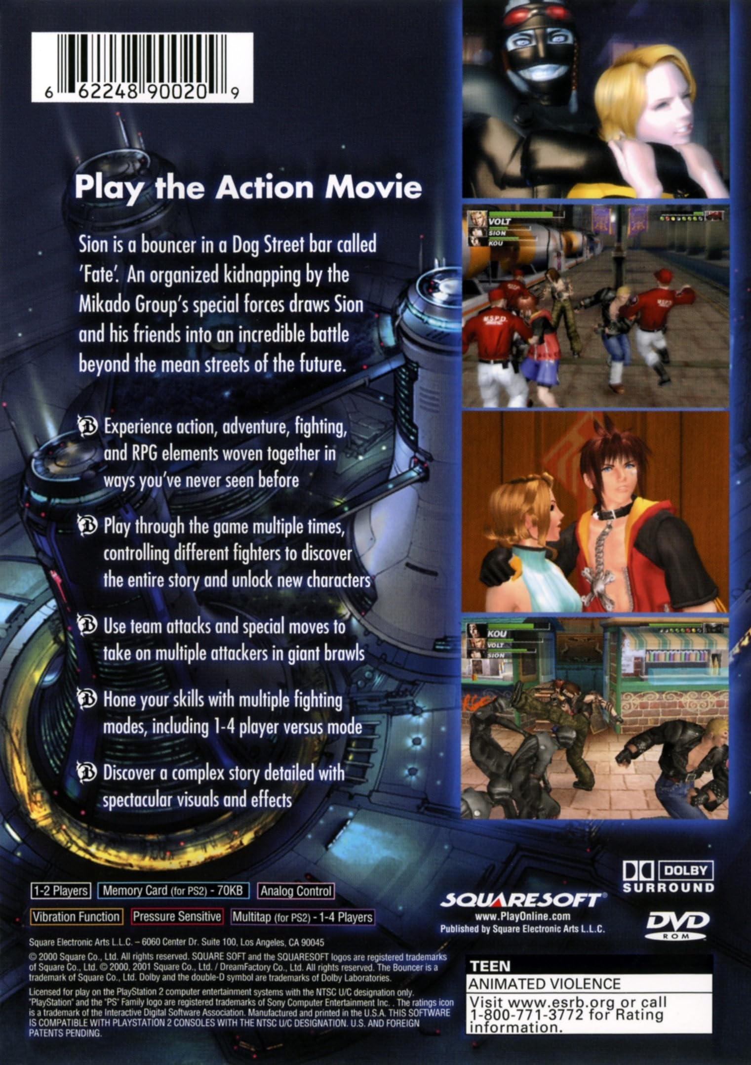 Amazon.com: The Bouncer (Renewed) : Video Games