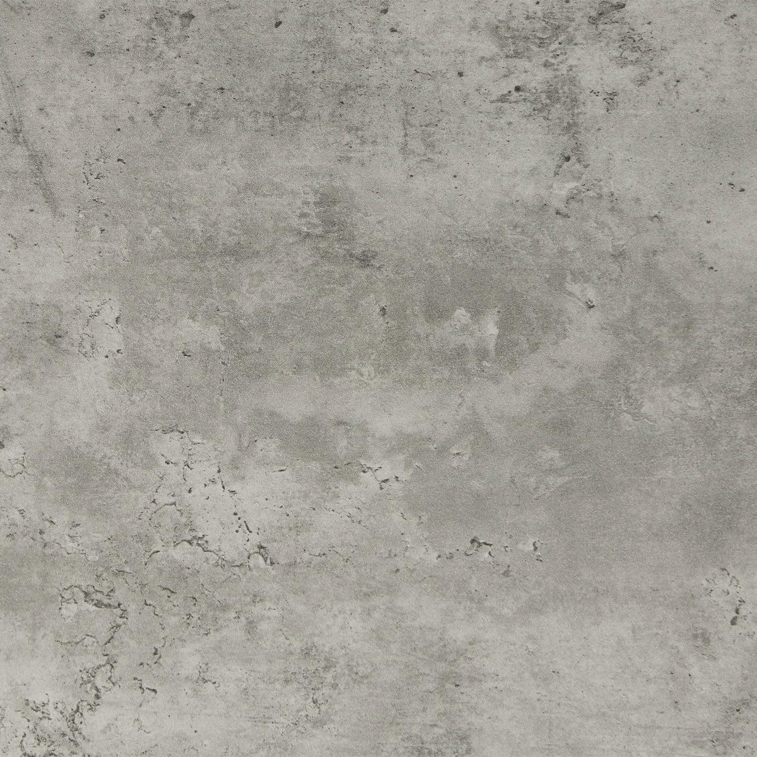 B&D home Esstisch MARA, ausziehbar 120-160x80 cm 4-6 Personen Küchentisch Holztisch mit Metallgestell für Esszimmer, Küche, skandinavisch modern Design, Beton Optik, 11201-FS-BETO