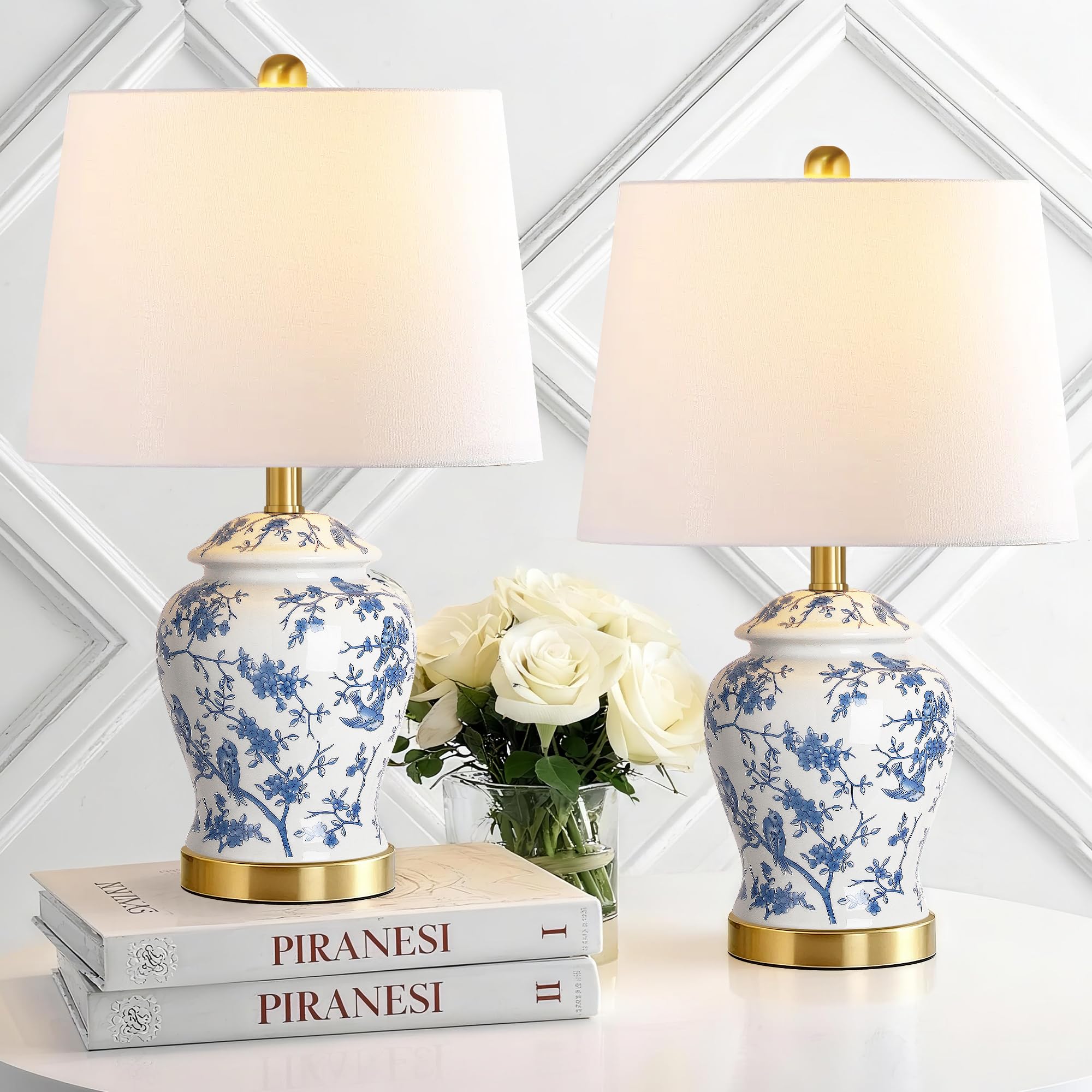 QiMH Chinoiserie Lamp Set