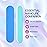 25PCS Mini Size PANA Professional Double Sided Nail Files - Blue, 100/180 Grit - Emery Board Nail Buffering File Manicure Pedicure Nail Polisher Washable