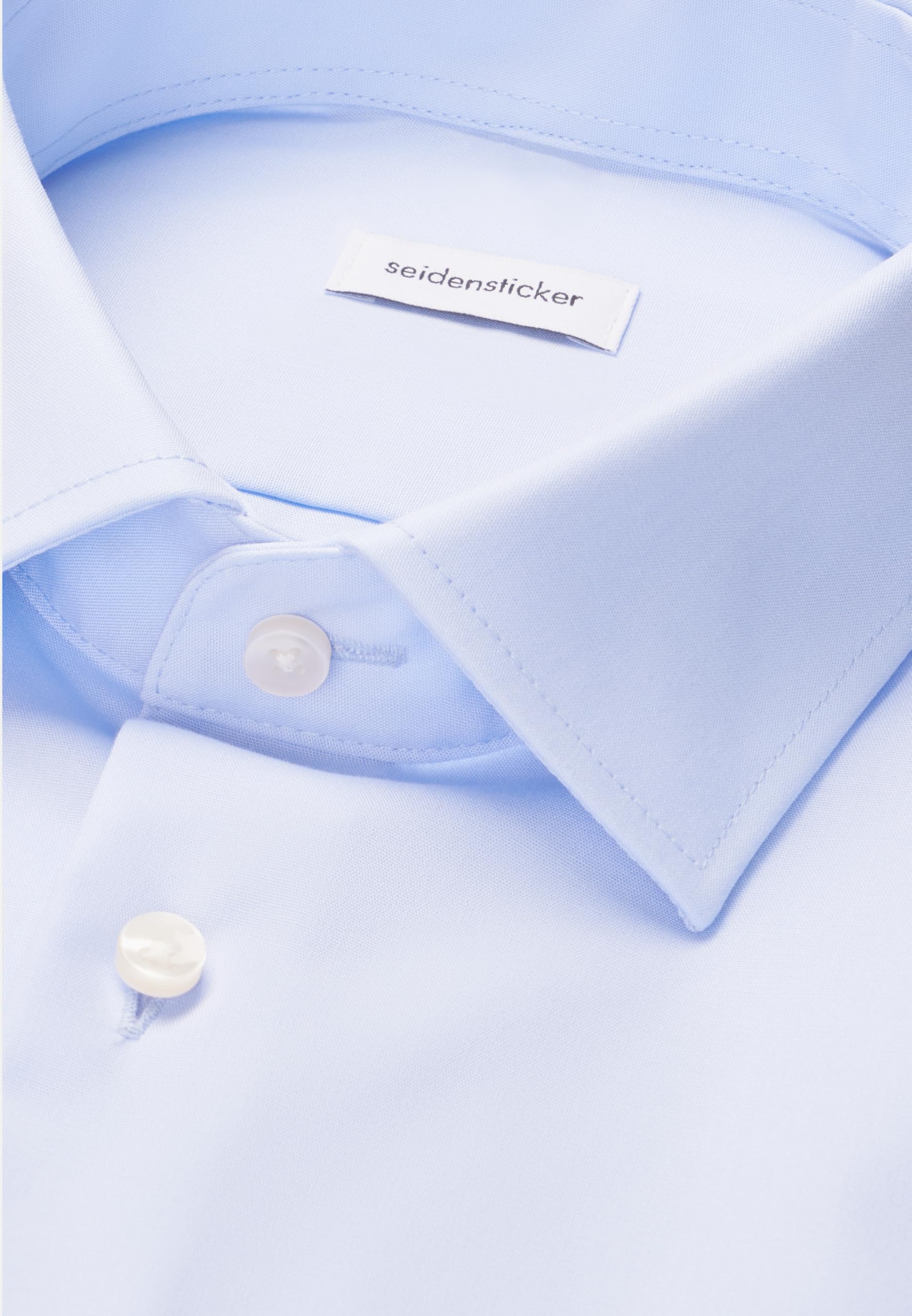 Seidensticker Herren Business-Hemd - Shaped Fit - Bügelfrei - Kent Kragen - Langarm - 100% Baumwolle