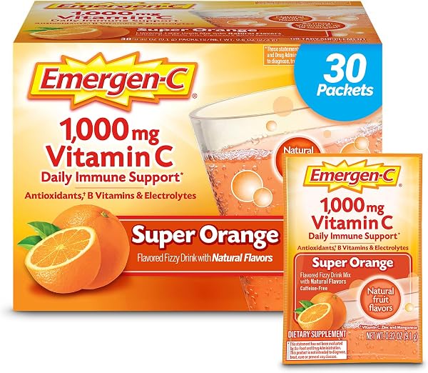 Emergen-C Vitamin C Powder 1000mg with Electrolytes
