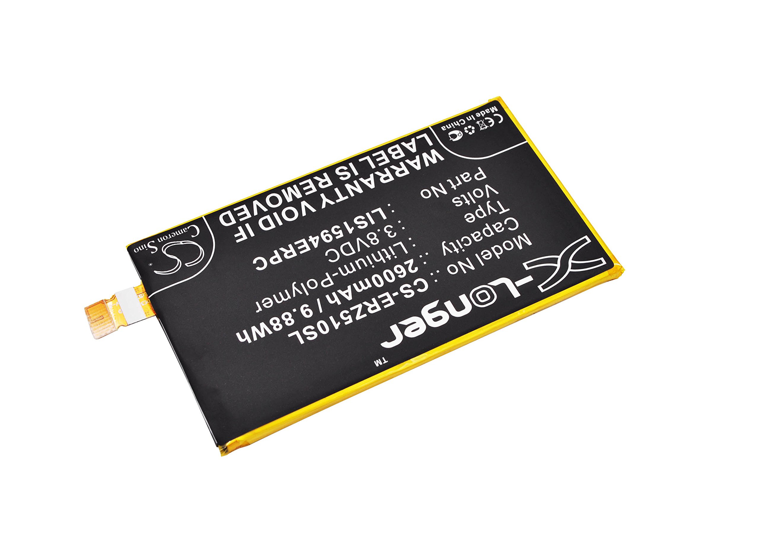 CS-ERZ200SL Batteria 3200mAh compatibile con [Sony Ericsson] per D6502, per D6503, per D6508, per D6543