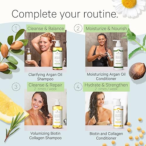 Miniatura 6 de Tree to Tub Champú de menta para cabello graso y cuero cabelludo sensible, champú aclarante suave para la acumulación, champú para el cabello anti