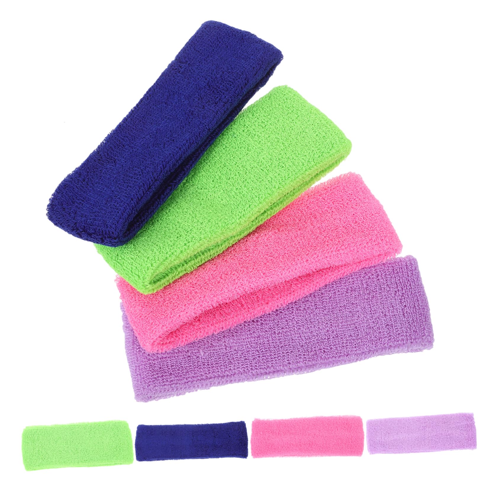 Toyvian Schweißabsorbierendes Stirnband Trainieren Dochtwirkung Haarband Schweißbänder Damen Schwarz Für Breites Sport-Stirnband Fitnessstudio Schweißband Polyestergarn