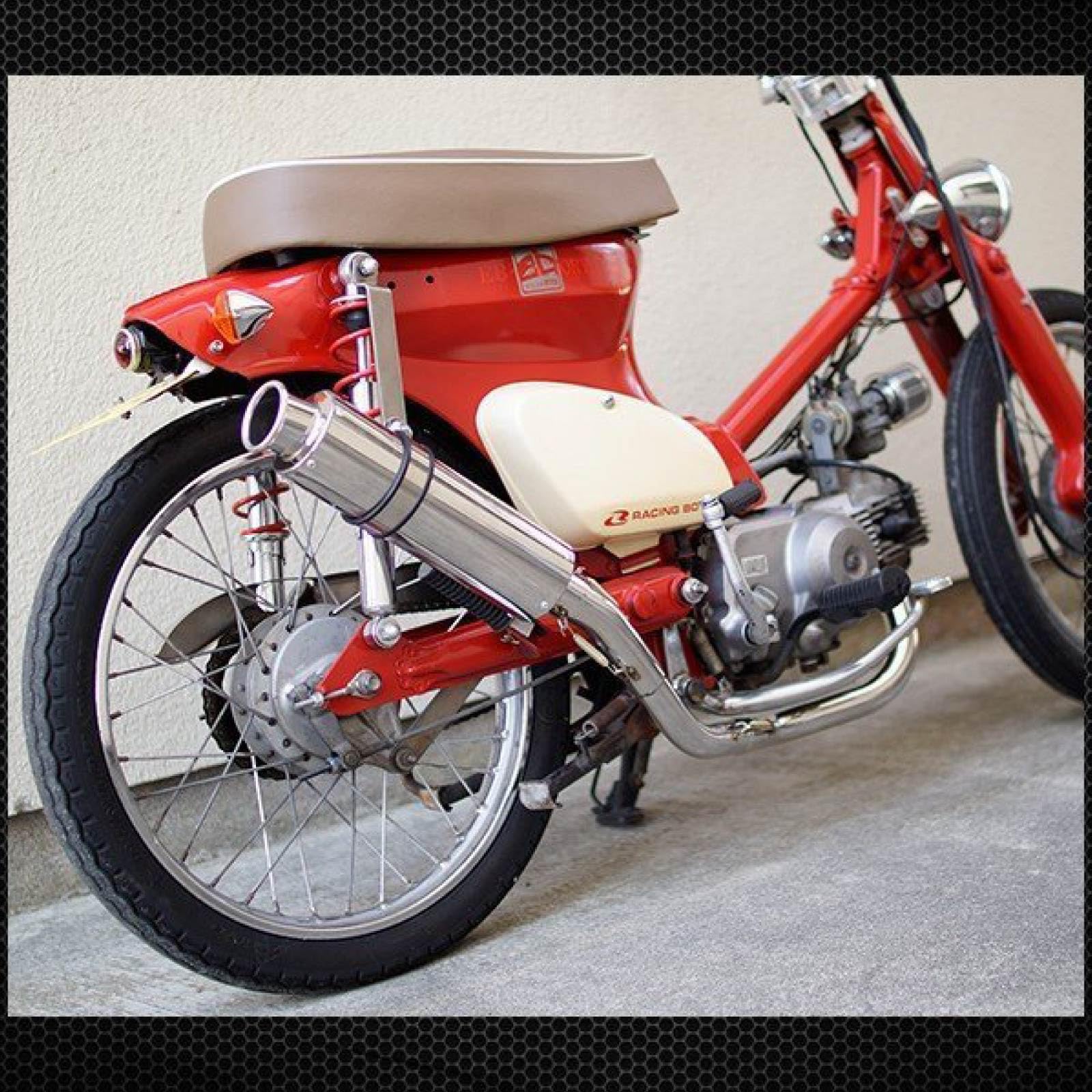 Amazon | カブ 50 70 90 対応 マフラー カスタムパーツ 交換